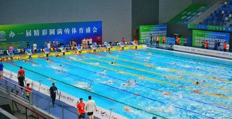 泳池新材料亮相賽場，名將領銜十四運會游泳測試賽啟幕